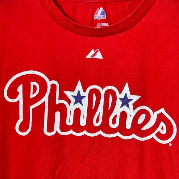 Philadelphia Phillies Jayson Werth 28 Adult XL DISTRESSED 2008 World Series - Picture 6 of 9